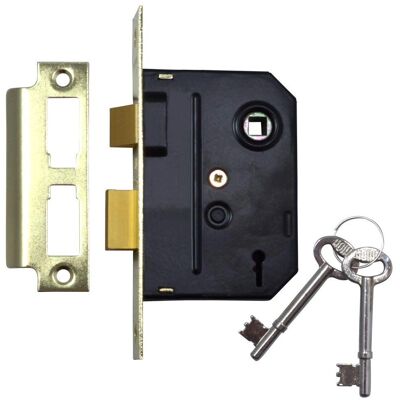 Union 2295 2 Lever Mortice Sashlock - Polished Brass Union 2295 2 Lever Mortice Sashlock - Polished Brass