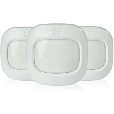 Yale Motion Detector - 3 Pack Wireless White Security Sensor Yale Motion Detector - 3 Pack Wireless White Security Sensor