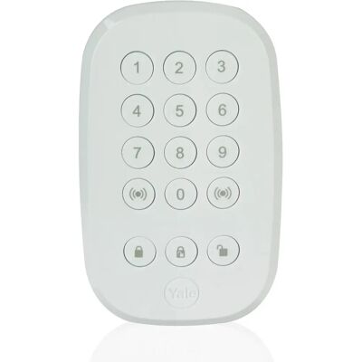 Yale AC-KP Drahtloses Sicherheits-Tastatur - Weiß - Einbrecher & Sync Alarm Yale AC-KP Drahtloses Sicherheits-Tastatur - Weiß - Einbrecher & Sync Alarm