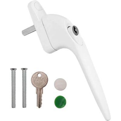 Yale YES-WH5PK Set di 5 maniglie per finestra - Bianco - Maniglia per finestra Yale YES-WH5PK Set di 5 maniglie per finestra - Bianco - Maniglia per finestra