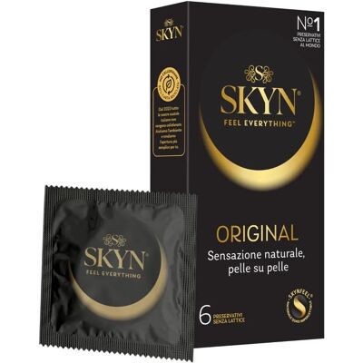 Akuel Skin - Latexfritt polyisoprenkondom - 6 st Akuel Skin - Latexfritt polyisoprenkondom - 6 st