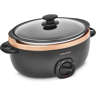 Morphy Richards 461016EE - Rose Gold and Black - Slow Cooker Morphy Richards 461016EE - Rose Gold and Black - Slow Cooker