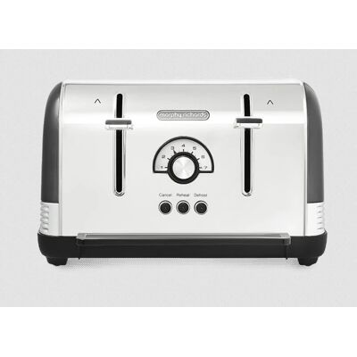 Morphy Richards Venture Retro 4 Slice - Black - Toaster Morphy Richards Venture Retro 4 Slice - Black - Toaster