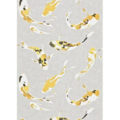 Harlequin Koi Tapete - Safran - Wandtapete Harlequin Koi Tapete - Safran - Wandtapete