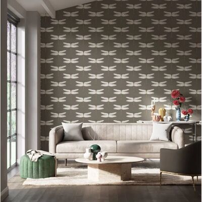 Harlequin Demoiselle Dragonfly Wallpaper - Pattern match: Straight match Harlequin Demoiselle Dragonfly Wallpaper - Pattern match: Straight match