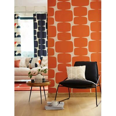 Scion Lohko Wallpaper - Abstract Boulder Design - Linen Scion Lohko Wallpaper - Abstract Boulder Design - Linen