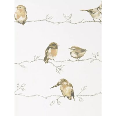 Harlequin Persico Tapete - Britische Vögel, Neutral/Chalk Harlequin Persico Tapete - Britische Vögel, Neutral/Chalk