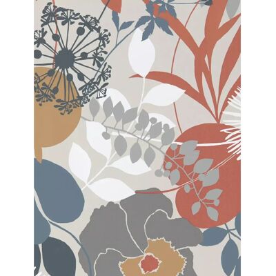 Harlequin Doyenne Chalk/Copper/Sepia Wallpaper - Floral Design Harlequin Doyenne Chalk/Copper/Sepia Wallpaper - Floral Design