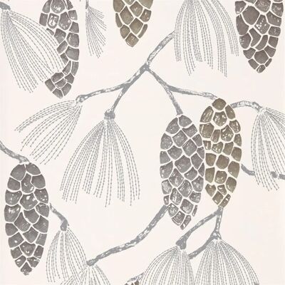 Harlequin Epitome Tapete - Gilver/ Silver/ Chalk - Botanisches Design Harlequin Epitome Tapete - Gilver/ Silver/ Chalk - Botanisches Design