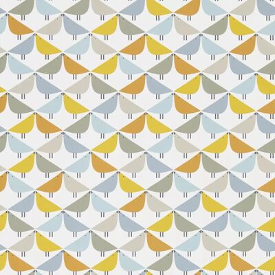 Scion Lintu Wallpaper - Bird Geometric Pattern in Multiple Colors Scion Lintu Wallpaper - Bird Geometric Pattern in Multiple Colors