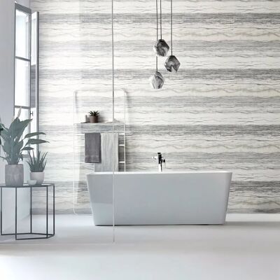 Harlequin Metamorphic Vinyl Wallpaper Ash / Carrara - Tapete Harlequin Metamorphic Vinyl Wallpaper Ash / Carrara - Tapete