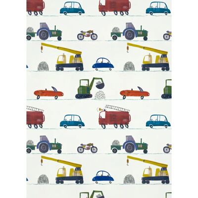 Harlequin Just Keep Trucking Wallpaper - Vehicle Pattern - Kids Room Decor Harlequin Just Keep Trucking Wallpaper - Vehicle Pattern - Kids Room Decor