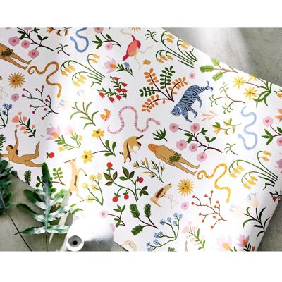 Scion Garden of Eden Wallpaper - Stylized Botanicals & Animals Scion Garden of Eden Wallpaper - Stylized Botanicals & Animals