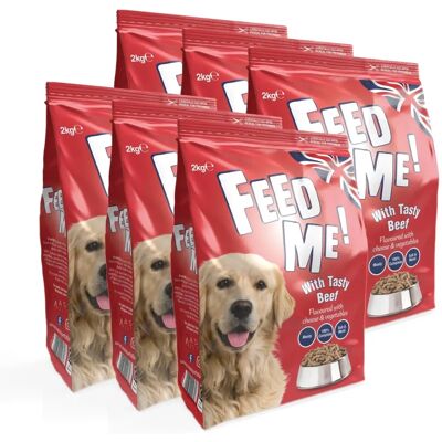 HiLife Feed Me! Beef with Cheese and Veg Dog Food - 12kg HiLife Feed Me! Beef with Cheese and Veg Dog Food - 12kg