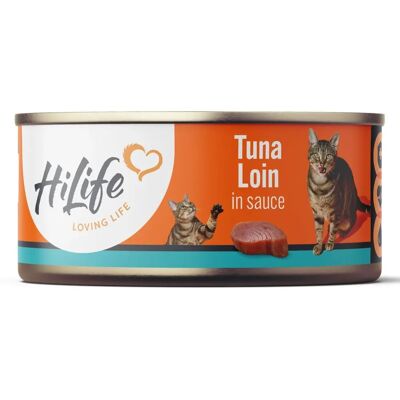 HiLife Luxury Tuna Loin Cat Food - 70g Can HiLife Luxury Tuna Loin Cat Food - 70g Can