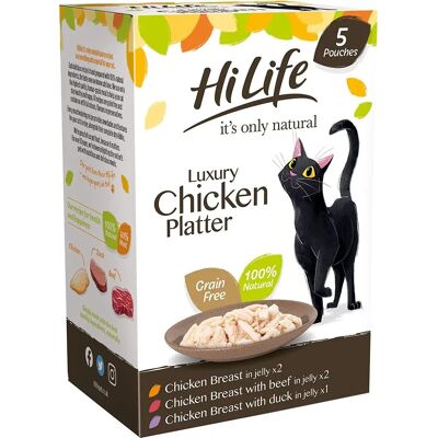 HiLife - Luxury Chicken Platter - Jelly - Cat Food HiLife - Luxury Chicken Platter - Jelly - Cat Food