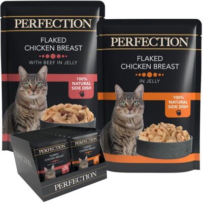 PERFECTION Chicken Breast Recipes - 36 x 70 g - Cat Food PERFECTION Chicken Breast Recipes - 36 x 70 g - Cat Food