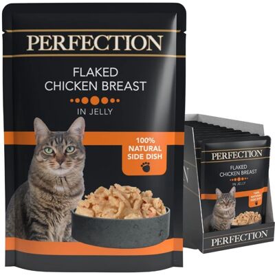 HiLife Perfection Flaked Chicken Breast - Cat Food Pouches HiLife Perfection Flaked Chicken Breast - Cat Food Pouches