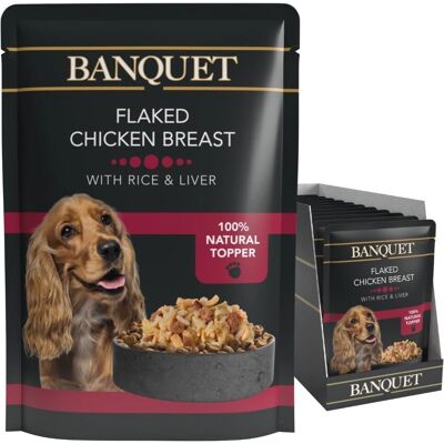 HiLife BANQUET Chicken Rice Liver Dog Food Pouches HiLife BANQUET Chicken Rice Liver Dog Food Pouches