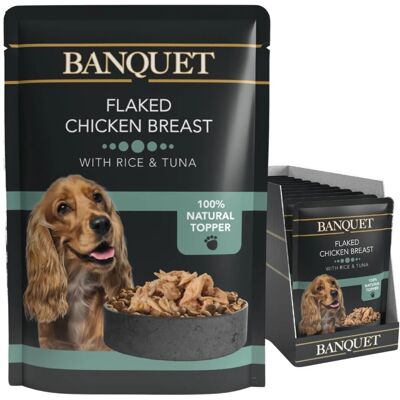 HiLife BANQUET Flaked Chicken with Rice & Tuna - Dog Food HiLife BANQUET Flaked Chicken with Rice & Tuna - Dog Food