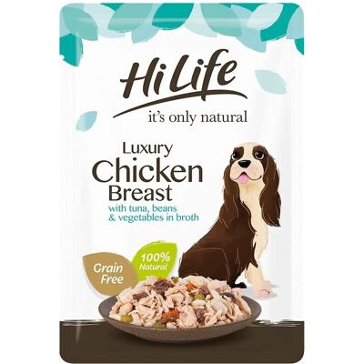 HiLife Its Only Natural Luxury Chicken with Tuna and Garden Vegetables Dog Food - Dog Food HiLife Its Only Natural Luxury Chicken with Tuna and Garden Vegetables Dog Food - Dog Food