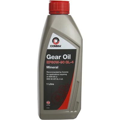 COMMA GO41L Mineral Transmission Oil 80W-90 - Gear Oil COMMA GO41L Mineral Transmission Oil 80W-90 - Gear Oil