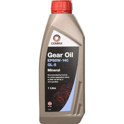 COMMA HMG1L Getriebeöl - 85W-140 API GL-5 COMMA HMG1L Getriebeöl - 85W-140 API GL-5