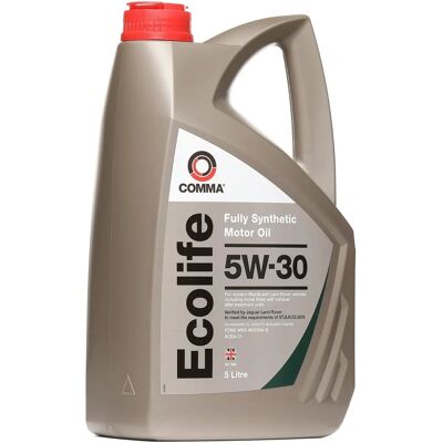 COMMA Ecolife Volsynthetische 5W-30 Motorolie - 5L COMMA Ecolife Volsynthetische 5W-30 Motorolie - 5L