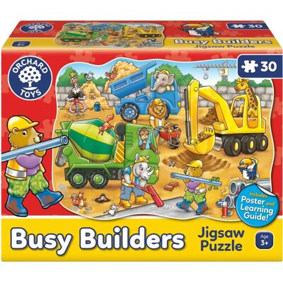 Orchard Toys Busy Builders Game - Construction Learning Puzzle Orchard Toys Busy Builders Game - Construction Learning Puzzle