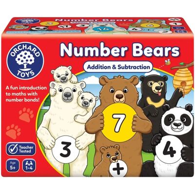 Orchard Toys Number Bears Game - Educational Game for Kids Orchard Toys Number Bears Game - Educational Game for Kids