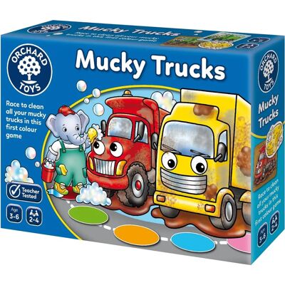 Orchard Toys Mucky Trucks Lernspiel für Kinder Orchard Toys Mucky Trucks Lernspiel für Kinder