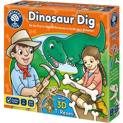 Jeu de fouille de dinosaures Orchard Toys - Jeu éducatif 3D - Publicité Jeu de fouille de dinosaures Orchard Toys - Jeu éducatif 3D - Publicité