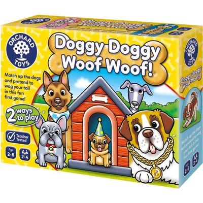 Orchard Toys Doggy Doggy Woof Woof Game - Family Fun Dog Matching Orchard Toys Doggy Doggy Woof Woof Game - Family Fun Dog Matching