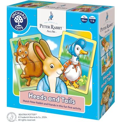 Orchard Toys Peter Rabbit Heads and Tails Game - Children's Game Orchard Toys Peter Rabbit Heads and Tails Game - Children's Game