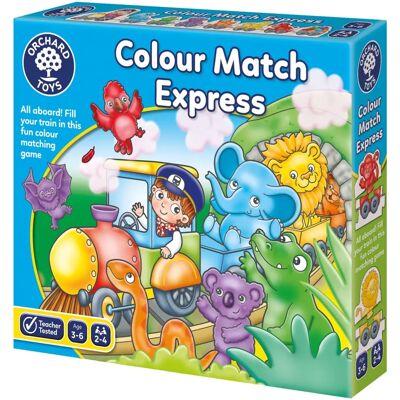 Orchard Toys Colour Match Express Childrens Colour Matching Game Orchard Toys Colour Match Express Childrens Colour Matching Game