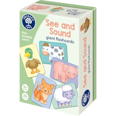 Orchard Toys Sehen Und Hören Riesige Karteikarten Tierdesign - Lernkarten Orchard Toys Sehen Und Hören Riesige Karteikarten Tierdesign - Lernkarten