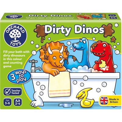 Orchard Toys Dirty Dinos Lernspiel für Kinder 3-6 Jahre Orchard Toys Dirty Dinos Lernspiel für Kinder 3-6 Jahre