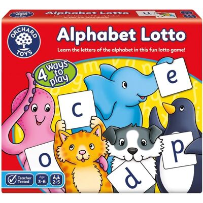 Orchard Toys Alphabet Lotto - Lernspiel für Kinder Orchard Toys Alphabet Lotto - Lernspiel für Kinder