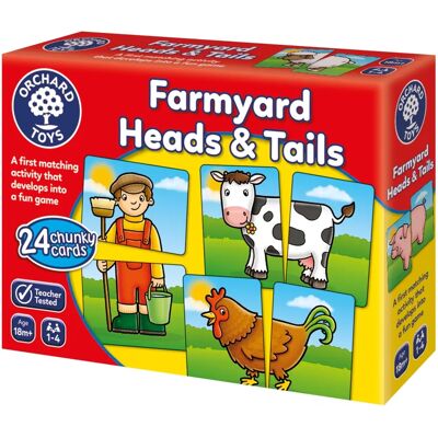 Jeu éducatif Orchard Toys Têtes et Queues - Ferme - Publicité Jeu éducatif Orchard Toys Têtes et Queues - Ferme - Publicité