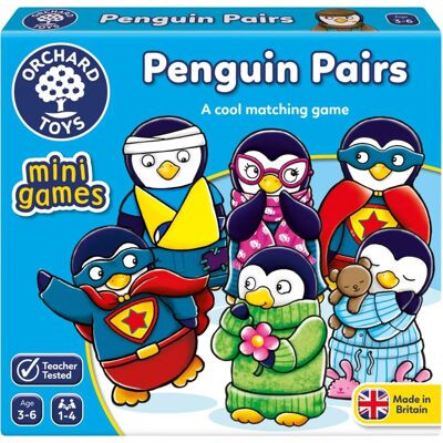 Orchard Toys Penguin Pairs - Reisespiel für Kinder Orchard Toys Penguin Pairs - Reisespiel für Kinder