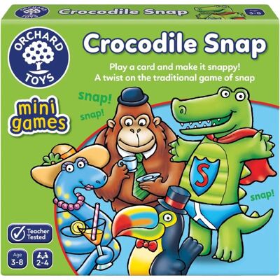 Orchard Toys Krokodil Snap Mini Spiel - Lernspiel, Reisespiel Orchard Toys Krokodil Snap Mini Spiel - Lernspiel, Reisespiel