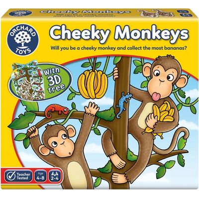 Orchard Toys Cheeky Monkeys - Jeu de société pour 4-8 ans - Publicité Orchard Toys Cheeky Monkeys - Jeu de société pour 4-8 ans - Publicité