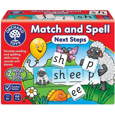 Orchard Toys - Jeu de société Match and Spell Next Steps - Publicité Orchard Toys - Jeu de société Match and Spell Next Steps - Publicité