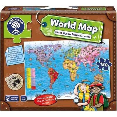 Orchard Toys Mapa Świata Puzzle - Puzzle Orchard Toys Mapa Świata Puzzle - Puzzle