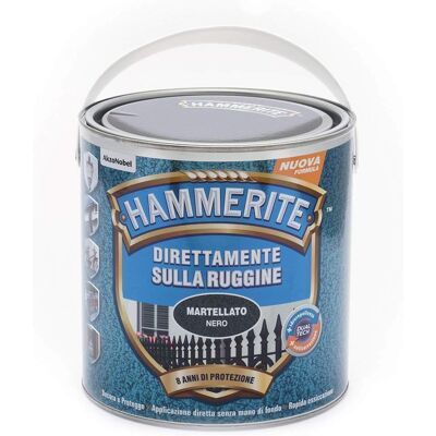 Smalto Antiruggine Tecnomat Martellato - 2,5L Nero per Metallo 8-10m² Smalto Antiruggine Tecnomat Martellato - 2,5L Nero per Metallo 8-10m²