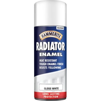 Hammerite White Radiator Enamel Aerosol - Paint Hammerite White Radiator Enamel Aerosol - Paint