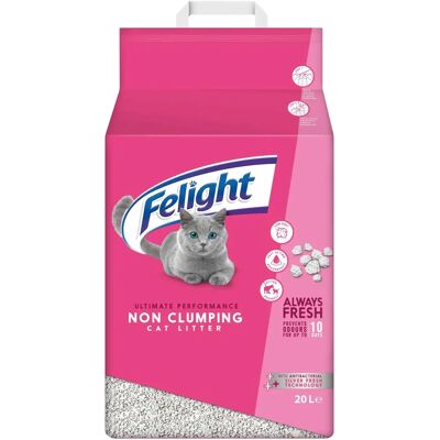 Felight Non-Clumping Cat Litter - 20L Felight Non-Clumping Cat Litter - 20L