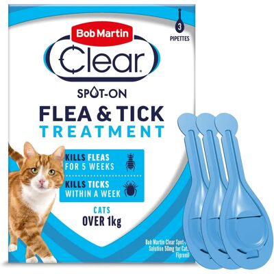 Bob Martin Flea & Tick Control - 3 Pipettes Bob Martin Flea & Tick Control - 3 Pipettes