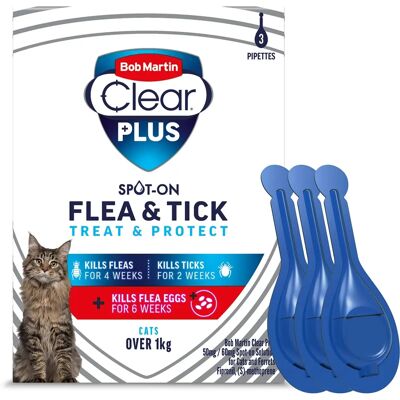 Bob Martin 50mg / 60mg Spot-On Solution for Dogs, Cats & Ferrets - Spot-On Solution Bob Martin 50mg / 60mg Spot-On Solution for Dogs, Cats & Ferrets - Spot-On Solution