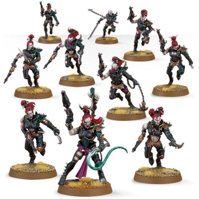 Games Workshop Warhammer 40.000 Dark Eldar Wyches - Miniaturen Games Workshop Warhammer 40.000 Dark Eldar Wyches - Miniaturen